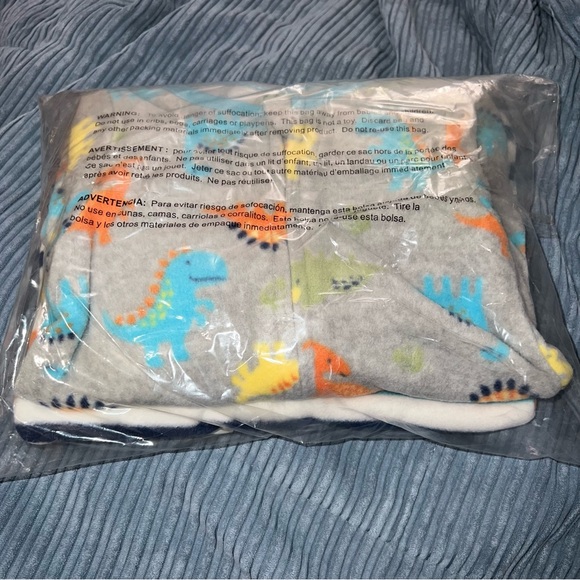 Absorba Kids' 2-pack Fleece Blanket Sleeper Dinosaurs 🦕 🦖12M - Picture 3 of 8